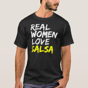 T-shirt Salsa Danseuse Partenaire Danser Femmes Aimer Sals