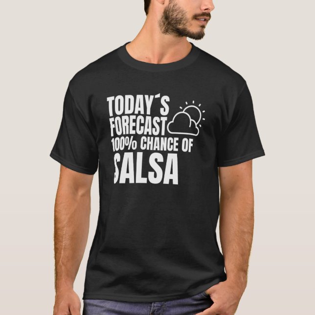 T-shirt Salsa danseuse partenaire de danse tenue salsa dir (Devant)