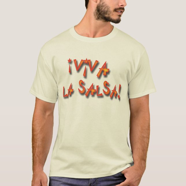 T-shirt Salsa de La de vivats de ¡ ! (Devant)