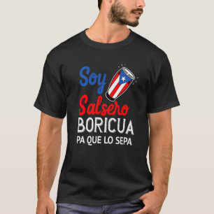 T-shirt Salsa Porto Rico Boricua Puerto Rírica Pr Music Sa