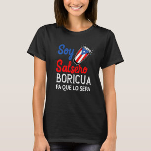 T-shirt Salsa Porto Rico Boricua Puerto Rírica Pr Music Sa