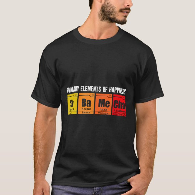 T-shirt Salsa Salsa Bachata Merengue Danse (Devant)