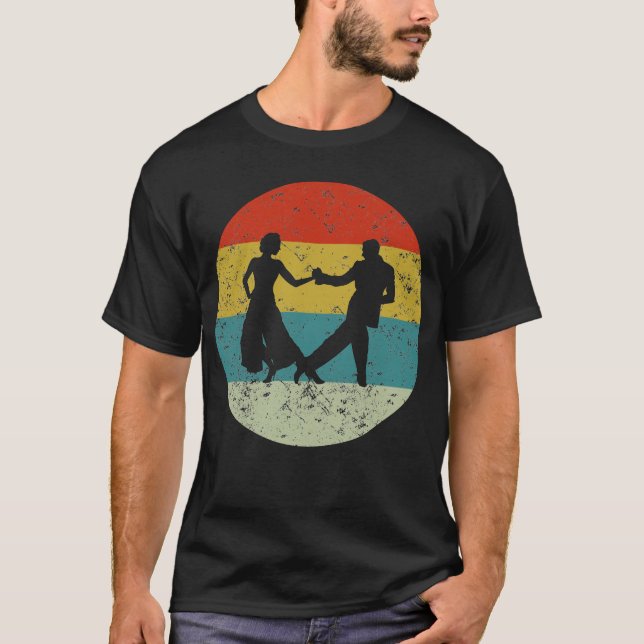 T-shirt salsa vintage (Devant)