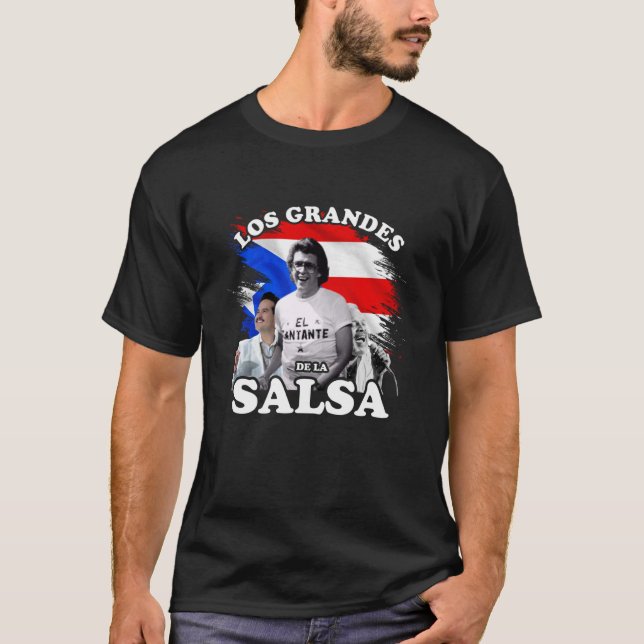 T-shirt Salseros Porto Rico Los Grandes de la Salsa (Devant)