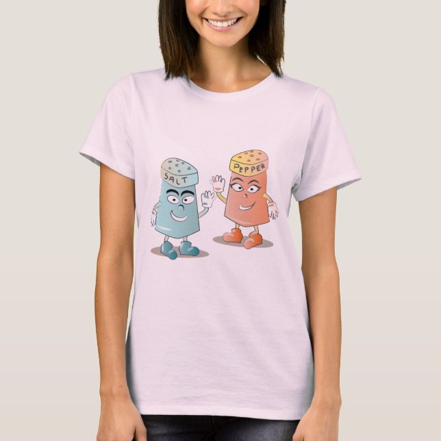 T-shirt Salt and Pepper Vintage Mascot (Devant)