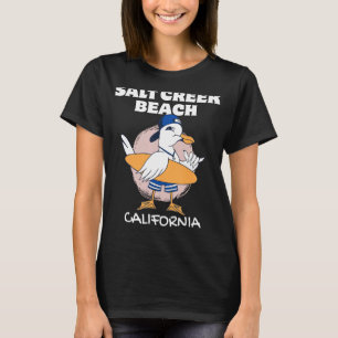 T-shirt SALT CREEK BEACH CALIFORNIA Surf Rétro Vin Vin