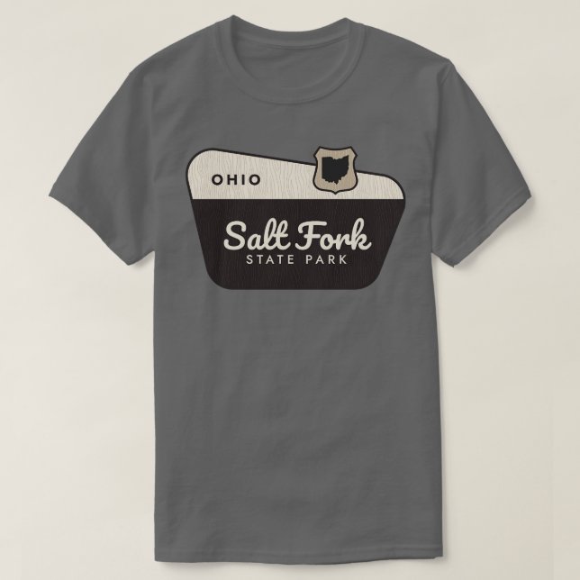 T-shirt Salt Fork State Park Affiche de bienvenue Ohio (Design devant)