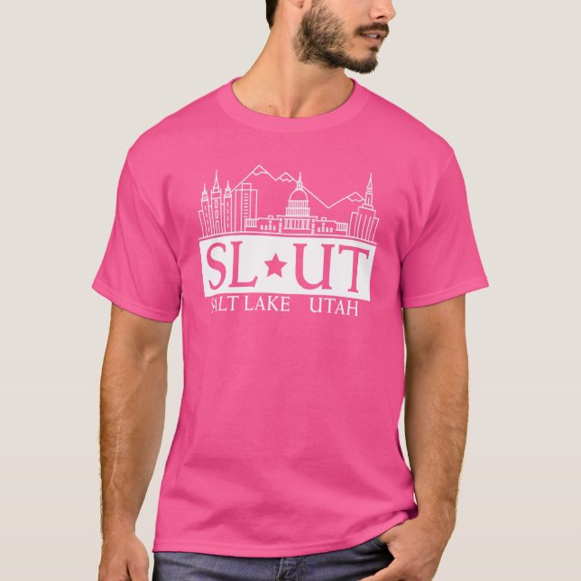 T-shirt Salt Lake City Utah Ut Hometown Home State Pride (Devant)