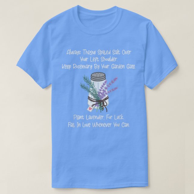 T-shirt Salt Rosemary Lavender (Design devant)