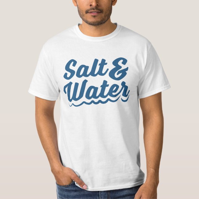 T-shirt Salt & Water Ocean Vibes (Devant)