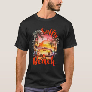T-shirt Salty Beach Vacances été Vintage Voyage en famille