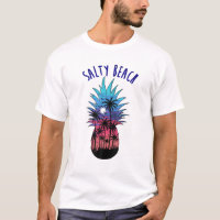 Salty Beach Vibes d'été Drôle ananas Sarcastique