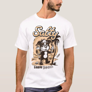 T-shirt Salty Little Beach