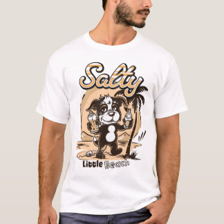 T-shirt Salty Little Beach