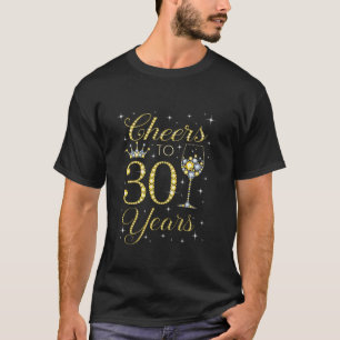 T-shirt Salue À 30 Ans 30e Anniversaire Cadeau Pour Femmes
