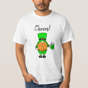 T-shirt Salue St Patrick's Day Leprechaun   Bière verte