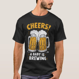 T-shirt Salue Un Bébé Est En Train De Brûler La Bière Bras
