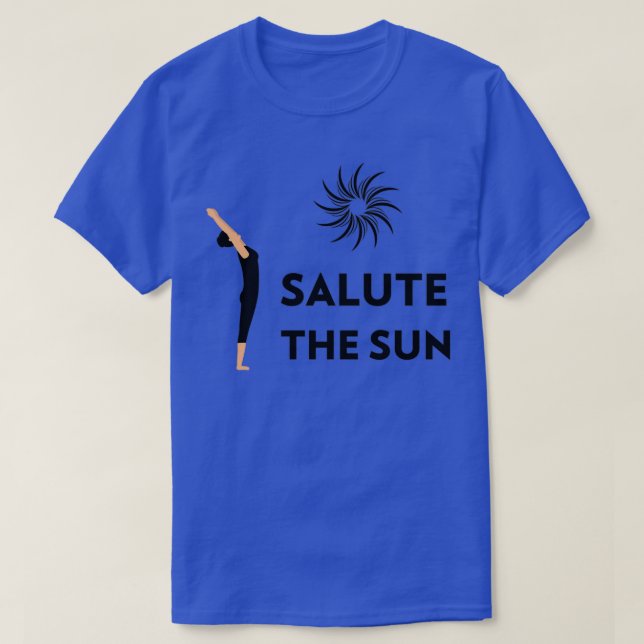 T-shirt Saluer Le Soleil (Design devant)