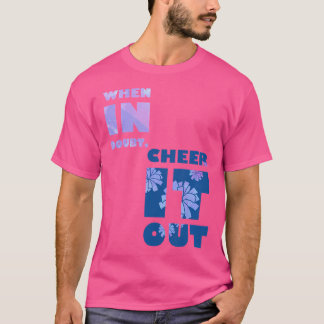 T-shirt Saluez-Le Avec Des Cheerleaders Cheerleaders
