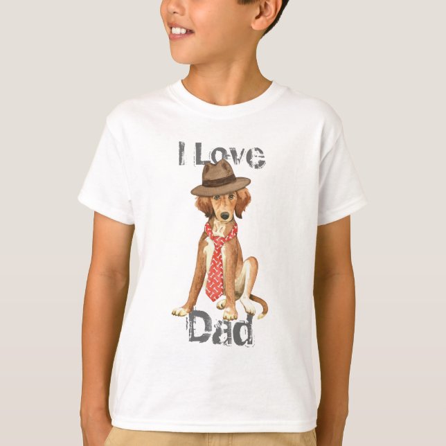 T-shirt Saluki Papa (Devant)
