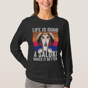 T-shirt Salukis Rend Votre Vie Bonne Vintage