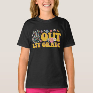 T-shirt Salut 1re année, dernier jour d'école groovy