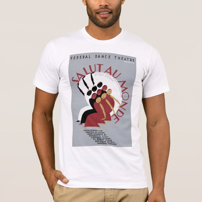 T-shirt Salut Au Monde (Devant)