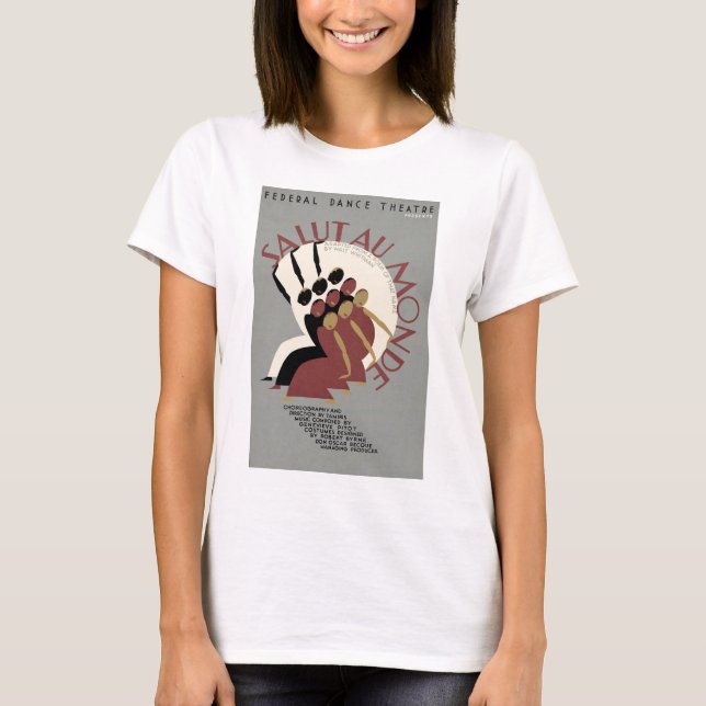 T-shirt Salut Au Monde (Devant)