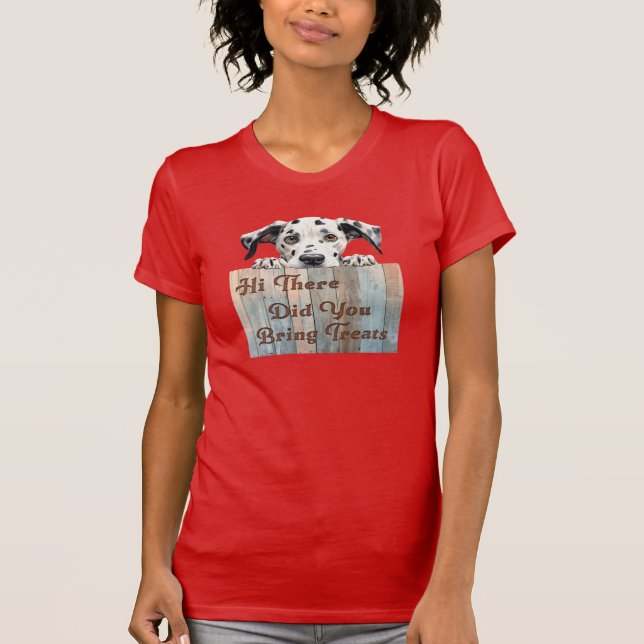 T-shirt Salut, avez-vous apporté des friandises (Devant)