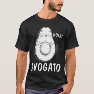 T-shirt Salut avocat Chat mignon Avocat pour filles femmes