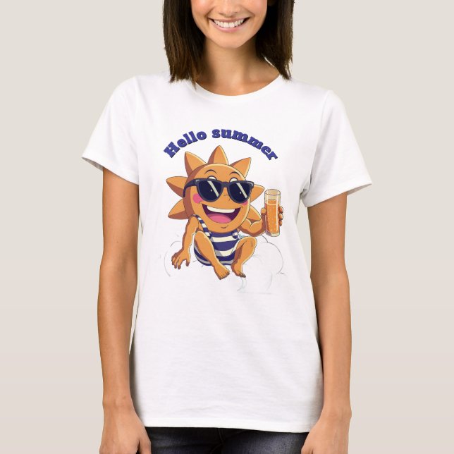 T-shirt Salut bodysuit d'été bébé (Devant)