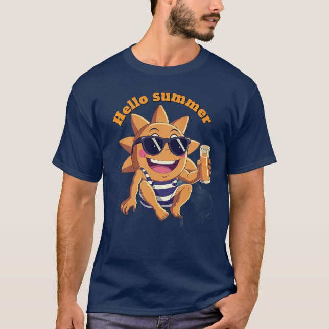 T-shirt Salut bodysuit d'été bébé (Devant)