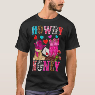 T-shirt Salut Chérie Cowgirl Western de la Saint-Valentin