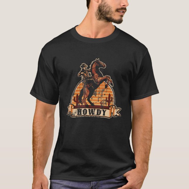 T-shirt Salut Cowboy (Devant)