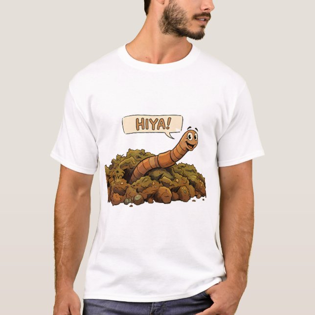 T-shirt "Salut!" D'en bas (Devant)