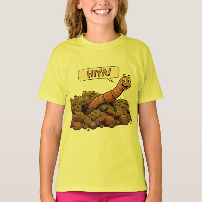T-shirt "Salut!" D'en bas (Devant)