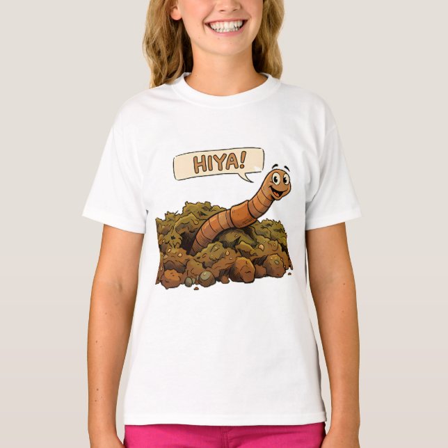 T-shirt "Salut!" D'en bas (Devant)