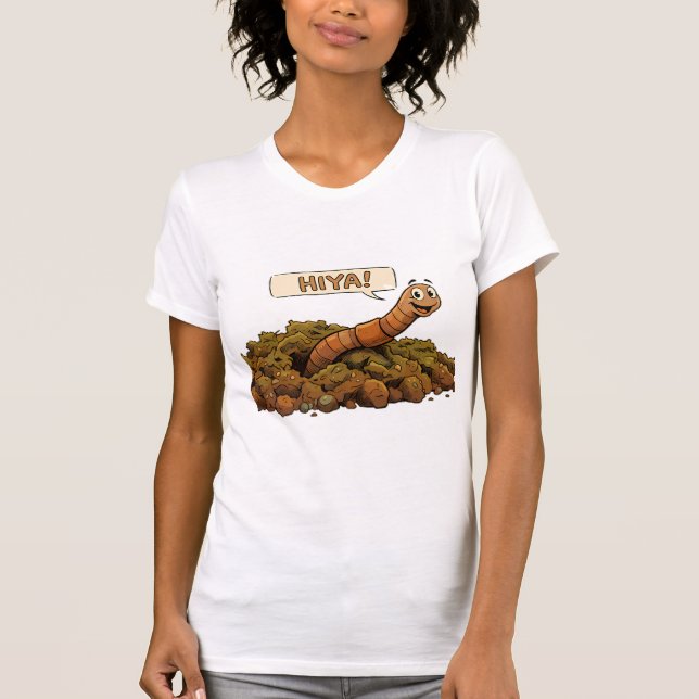 T-shirt "Salut!" D'en bas (Devant)