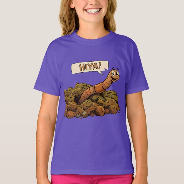 T-shirt "Salut!" D'en bas (Devant)