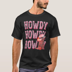 T-shirt Salut Femmes Rodeo Vintage Western Country Sudiste