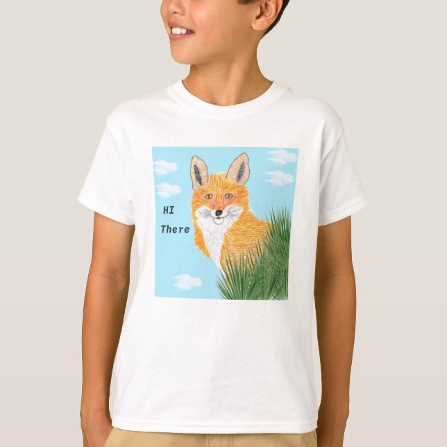 T-shirt Salut Fox (Devant)