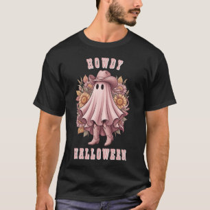 T-shirt Salut Halloween Western Cowboy Fantôme&Aurores d'a