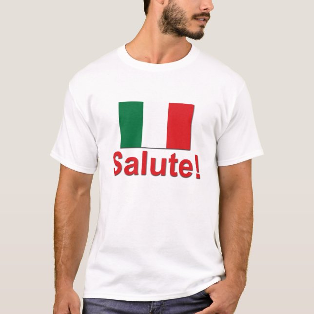T-shirt Salut italien (acclamations) (Devant)