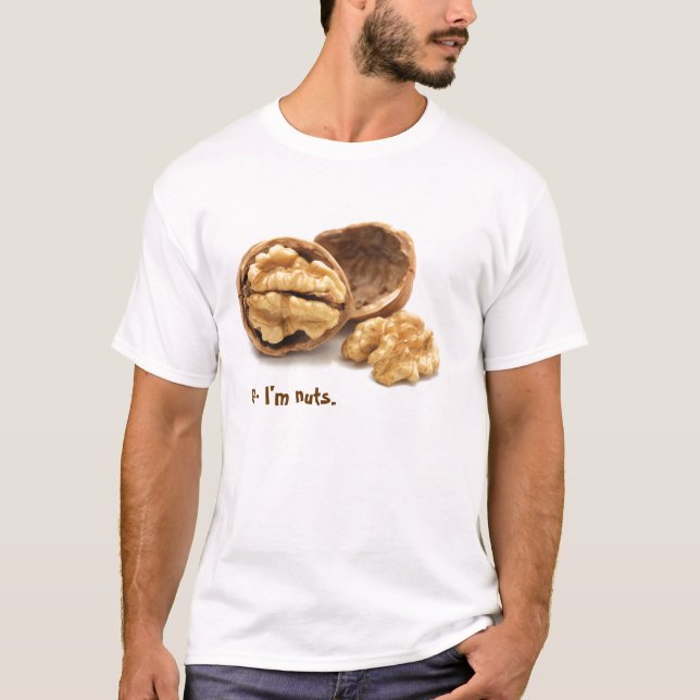 T-shirt "Salut - je suis" tee - shirt nuts (Devant)