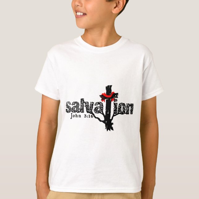 T-shirt Salut Jean 3:16 Chrétien (Devant)