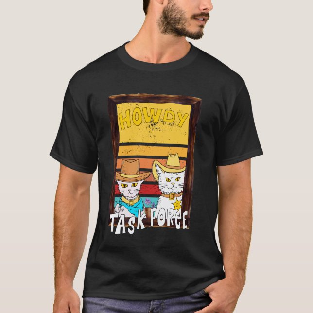 T-shirt Salut Merch. Salut Task Force Création Drôle. Drôl (Devant)