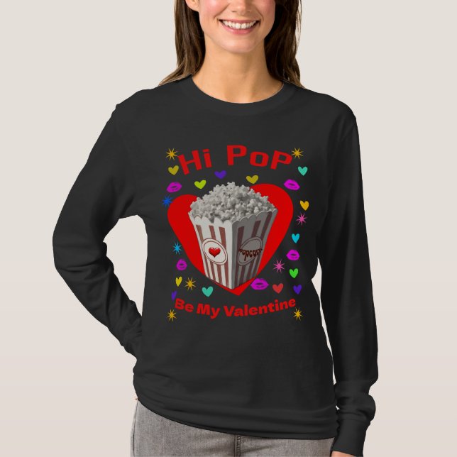 T-shirt Salut Papa, sois mon Saint-Valentin. (Devant)