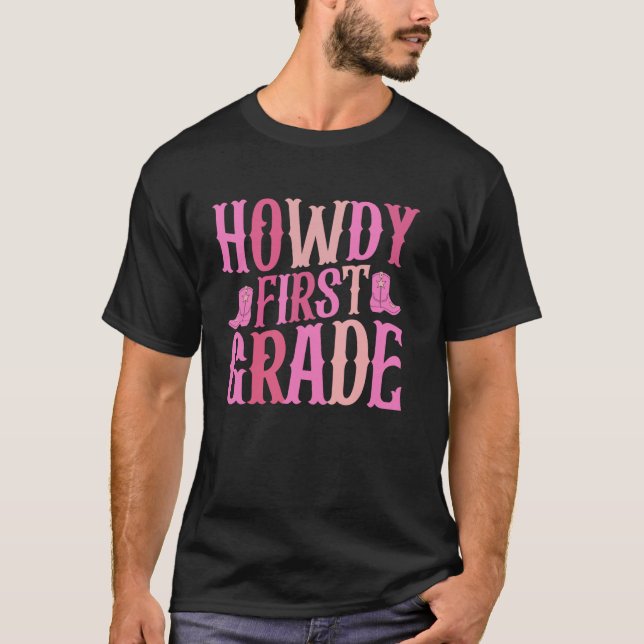 T-shirt Salut Prof de Cours Élémentaire 1ère Année Vibes W (Devant)