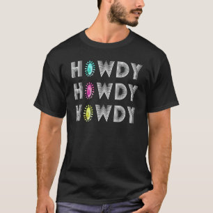 T-shirt Salut Rodéo Occidental Country Méridional Merch Co