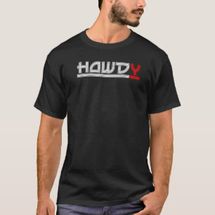 T-shirt Salut Rodéo Western Rétro Vintage Country Sudiste